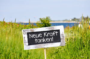 Kraft tanken in der Natur
